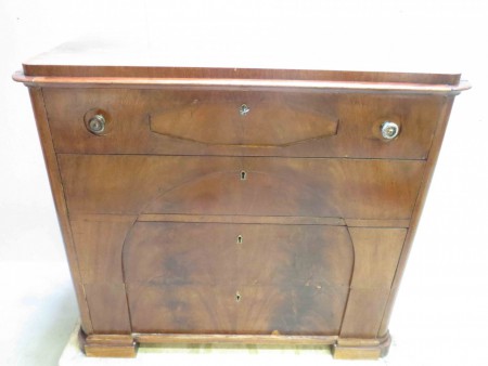 4723 - Komoda biedermeier styl 1880  mahagon  ,  102 x 50 cm V - 94 cm    -  8 900 kc